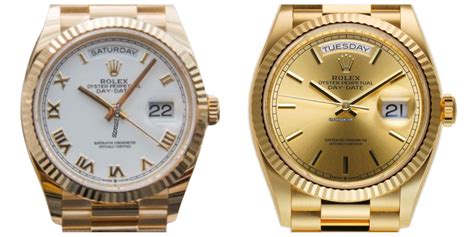 rolex roman numeral vs stick